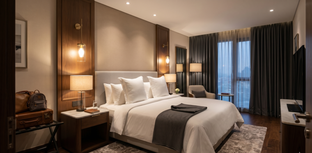 hotel room amenity checklist